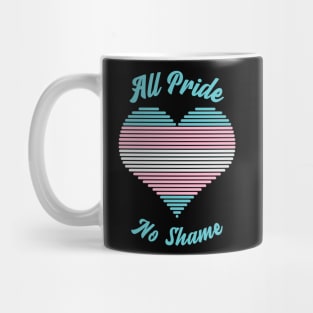 All Pride No Shame - Transgender Flag Mug